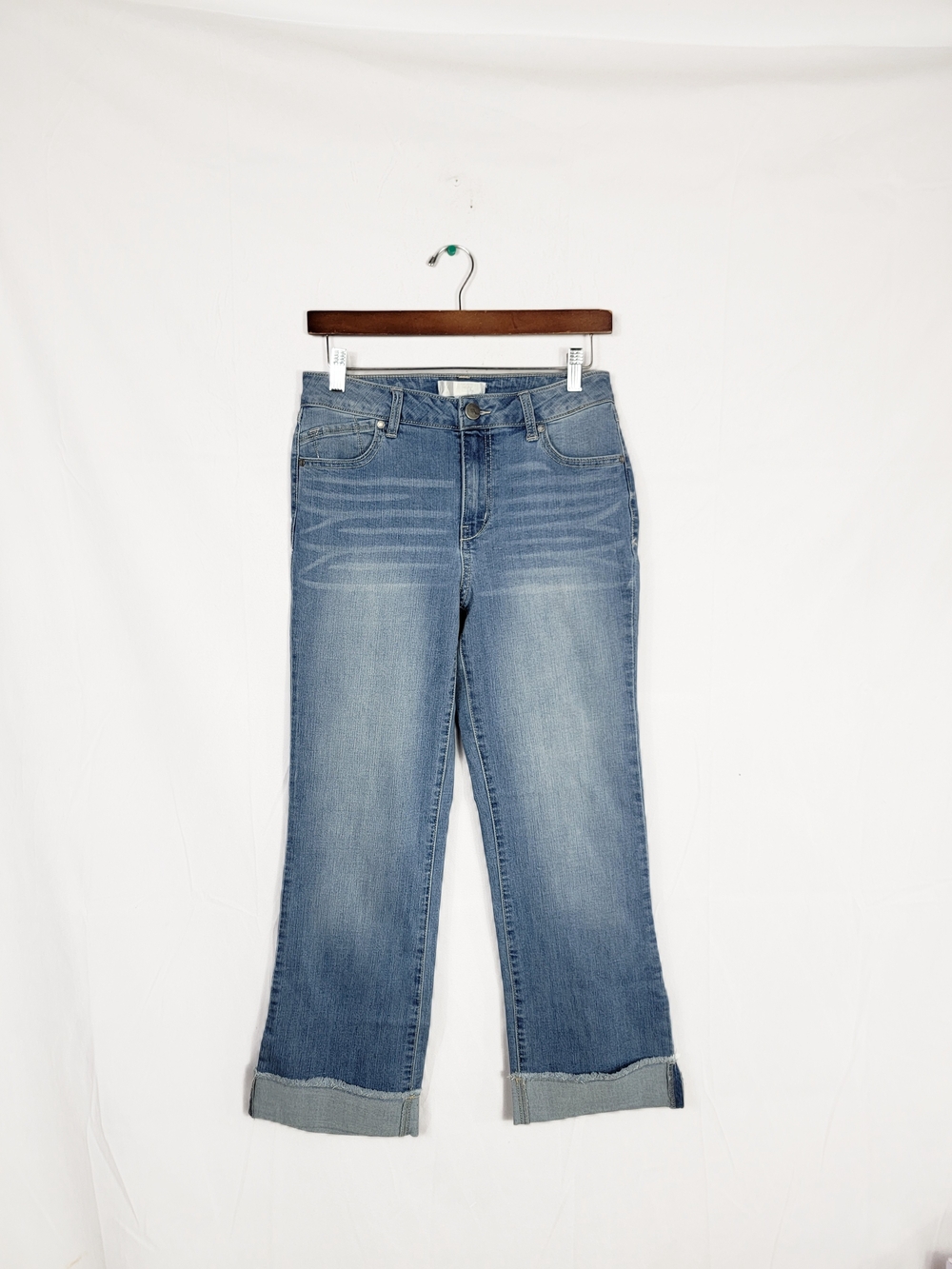 Size 6 1822 Denim Classic Light Blue Women's Straight Jeans